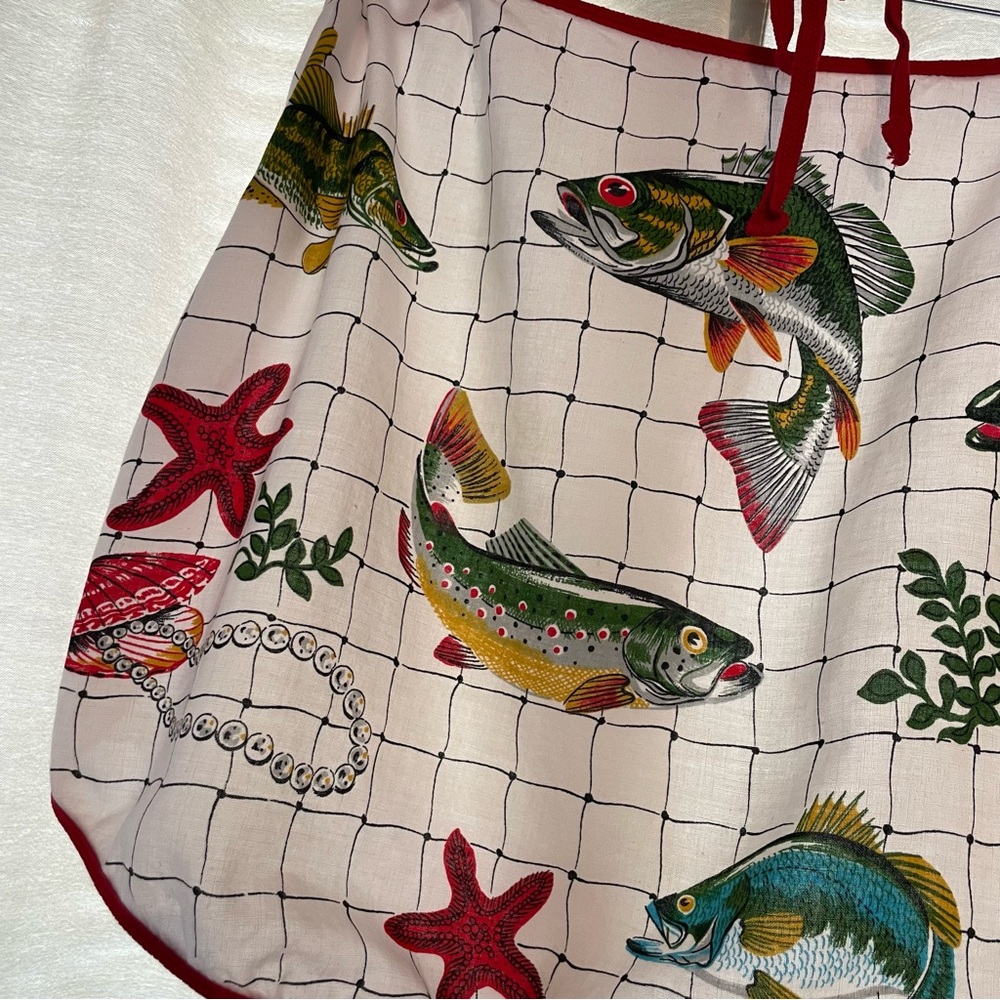 Vintage Swedish Trout Apron